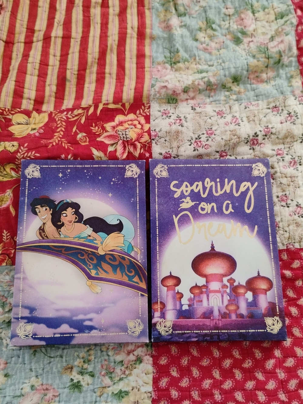 Disney Purple Aladdin 'Soaring on a Dream' Decorative Prints